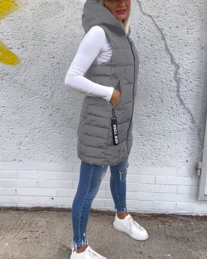 Urban Wander Hooded Puffer Vest