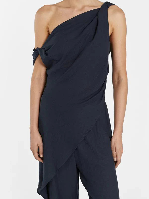 Luna Asymmetrical Noir Set
