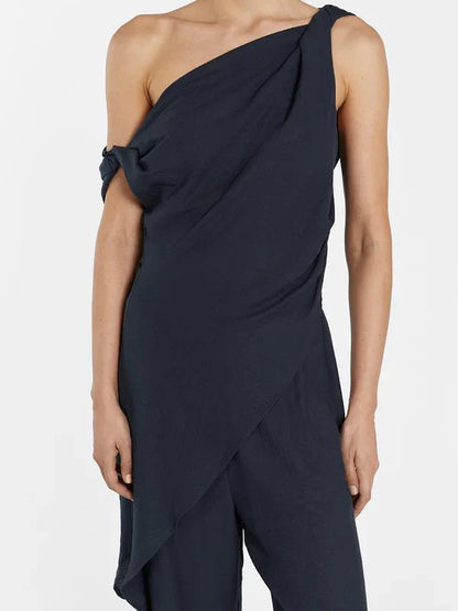 Luna Asymmetrical Noir Set