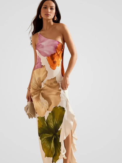Flora Veil Maxi Dress