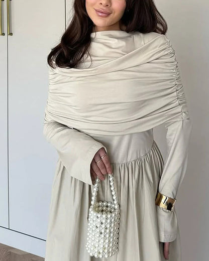Vienna Drape Maxi Dress