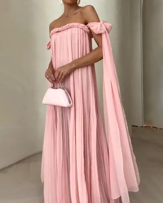 Elara Off-Shoulder Dress