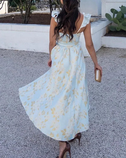 Sunlit Garden Midi Dress