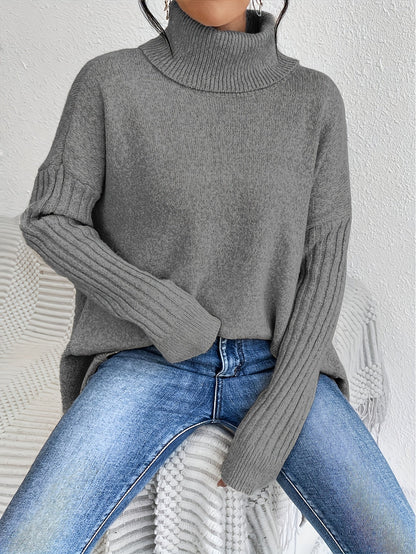 Laila™ | Oversized turtleneck sweater