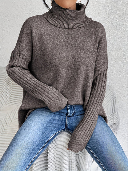 Laila™ | Oversized turtleneck sweater