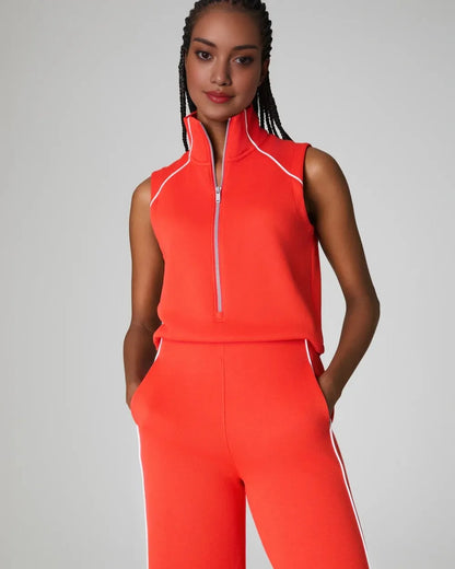 AirEssentials Sleeveless Mockneck Jumpsuit