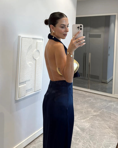 Oceana Luxe Halter Gown