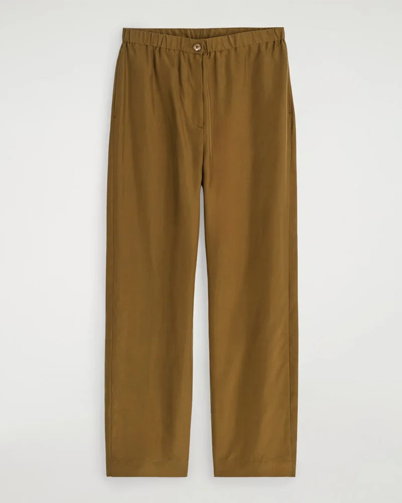 Bella Satin Drape Blazer Pants Set