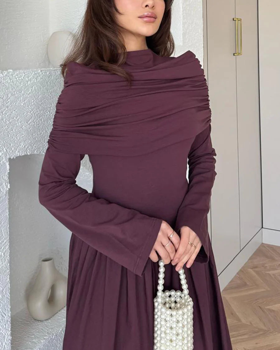 Vienna Drape Maxi Dress