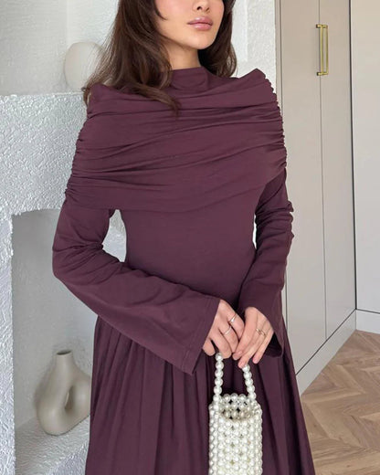 Vienna Drape Maxi Dress