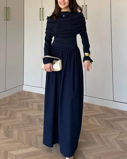 Vienna Drape Maxi Dress