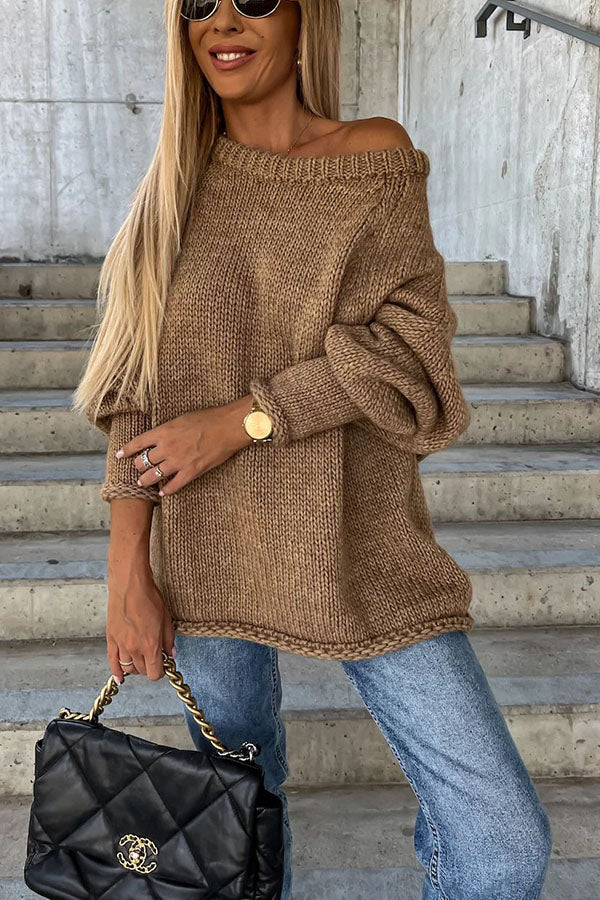 MM | Relaxed Wide-Neck Pullover