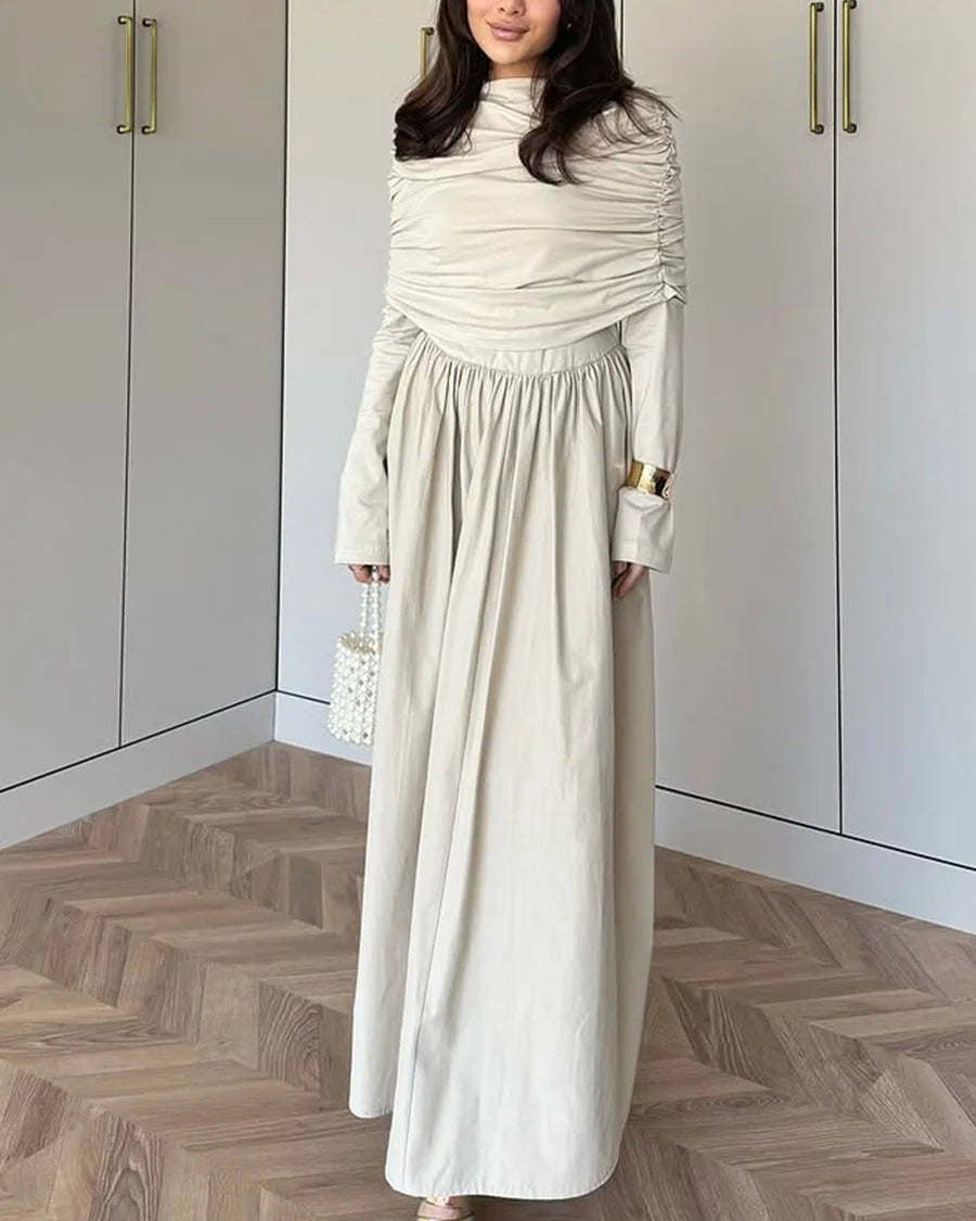 Vienna Drape Maxi Dress