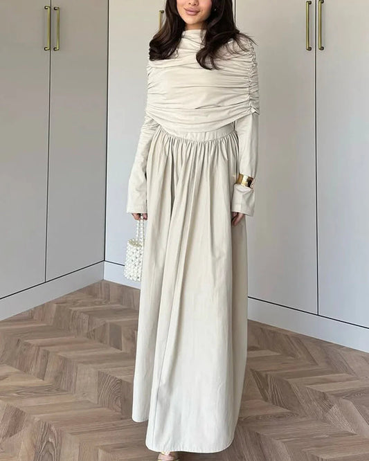 Vienna Drape Maxi Dress