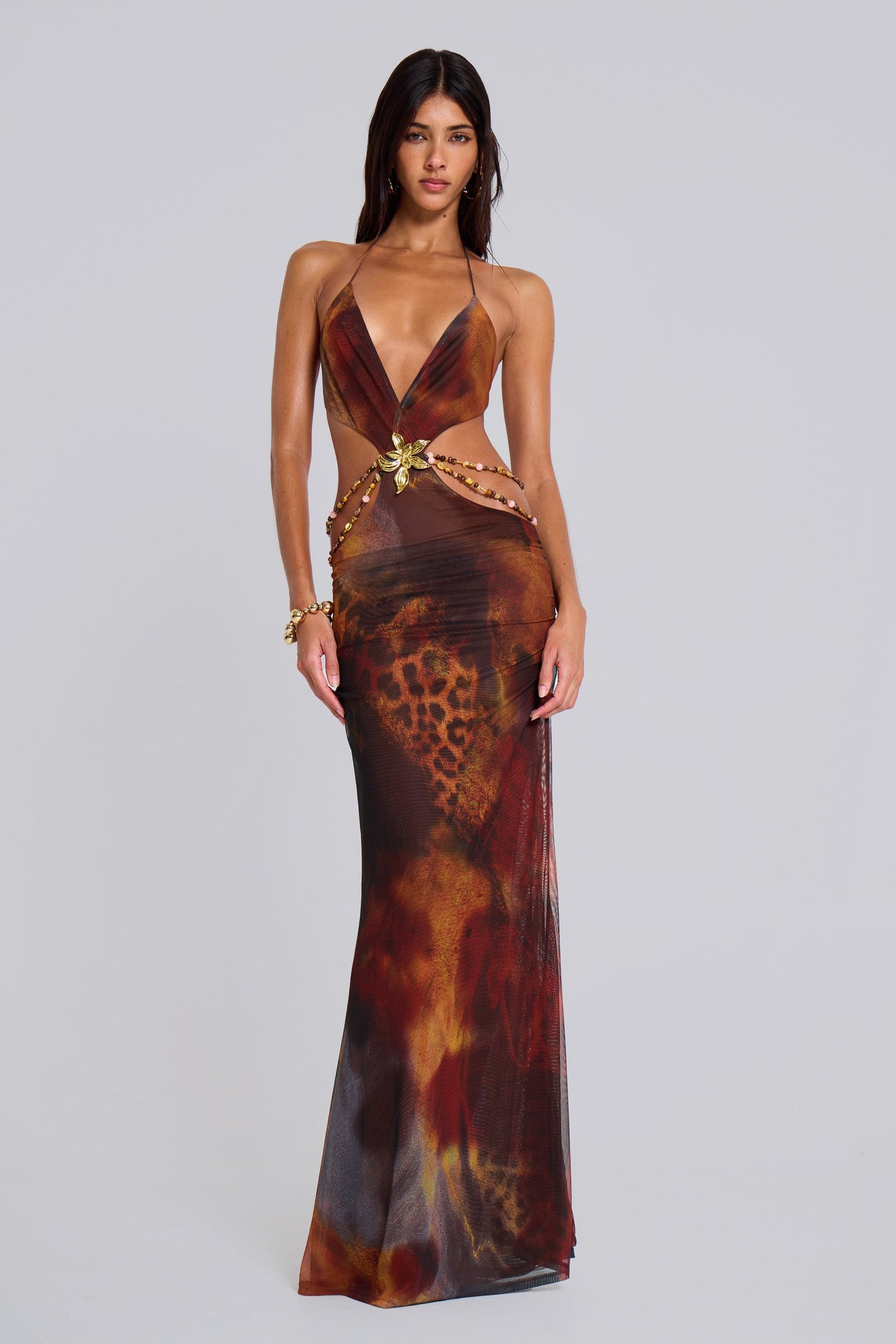 VIDA BACKLESS MAXI DRESS