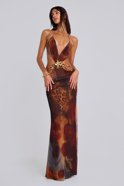 VIDA BACKLESS MAXI DRESS