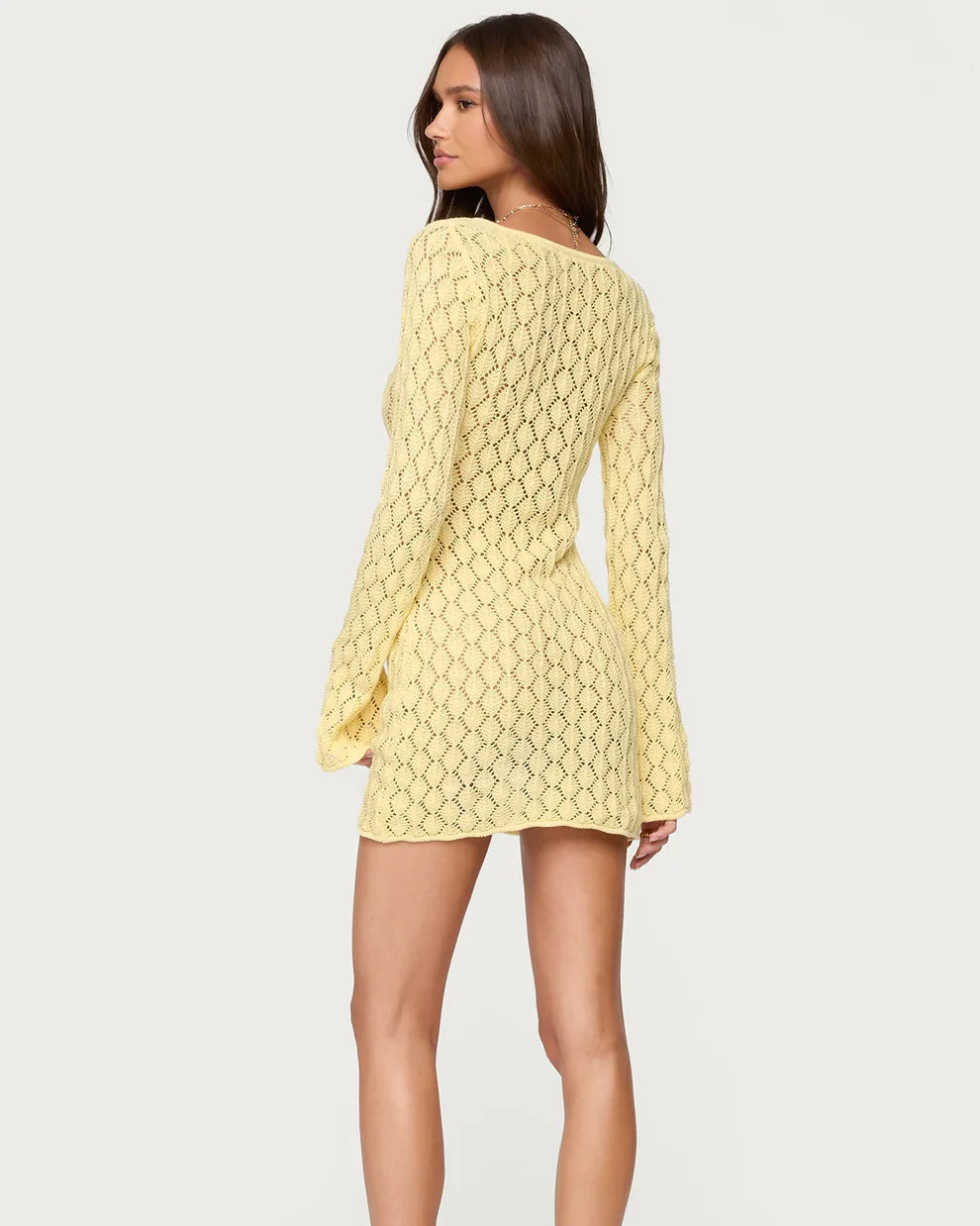Marié Crochet Mini Dress