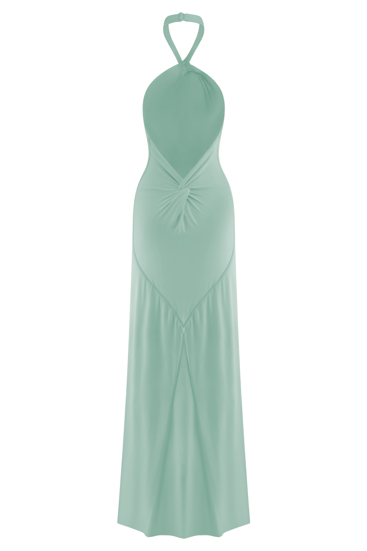 VENETIA SLINKY HALTER MAXI DRESS