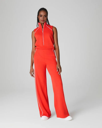 AirEssentials Sleeveless Mockneck Jumpsuit
