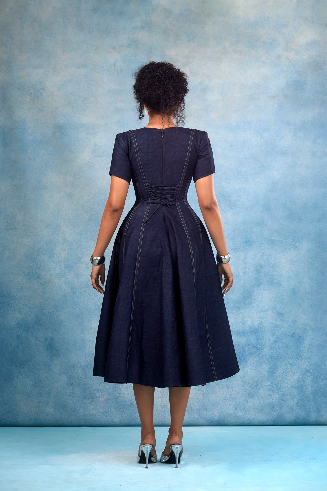 HAVANA DENIM MIDI DRESS