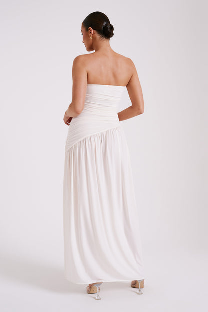 BEX STRAPLESS SLINKY MAXI DRESS