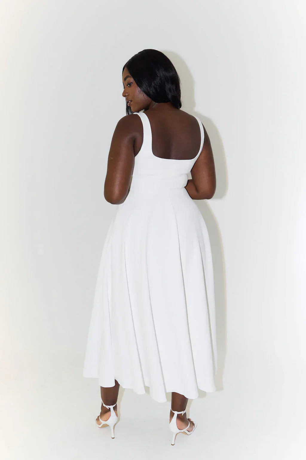 MALTA HIGH WAIST MIDI DRESS