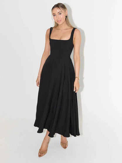 MALTA HIGH WAIST MIDI DRESS