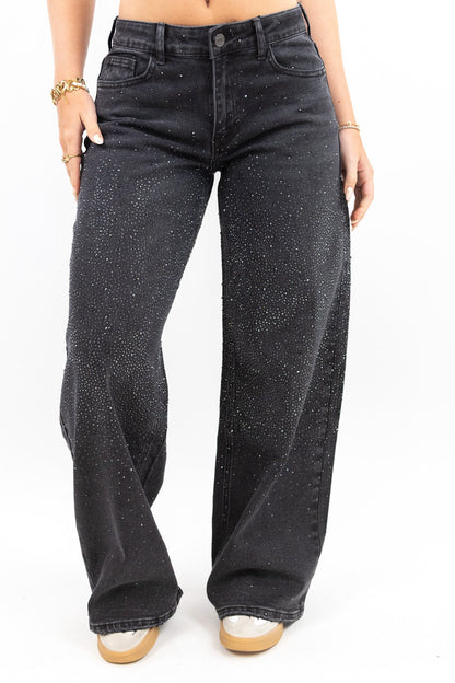 The Glitter Baggy Jeans