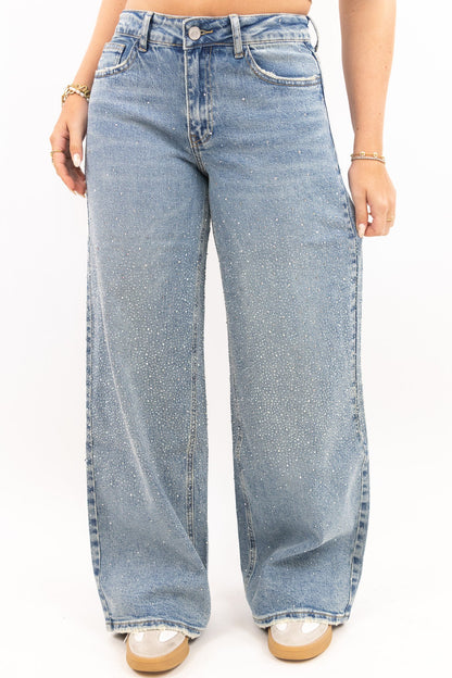 The Glitter Baggy Jeans
