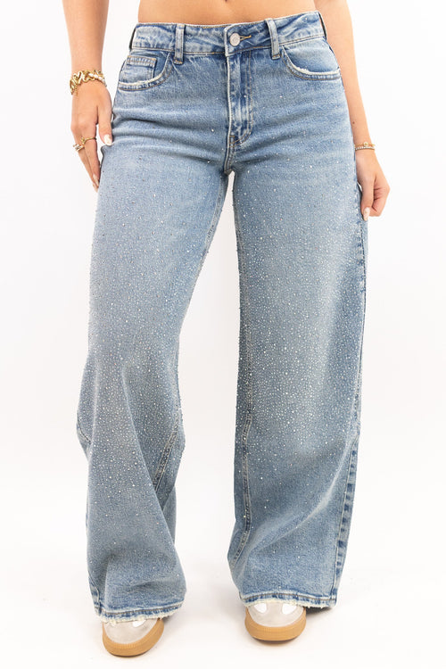 The Glitter Baggy Jeans
