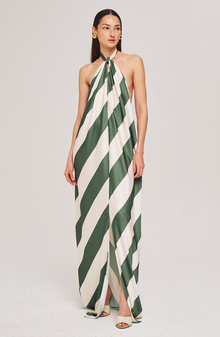 ELOISE OPEN-BACK MAXI DRESS