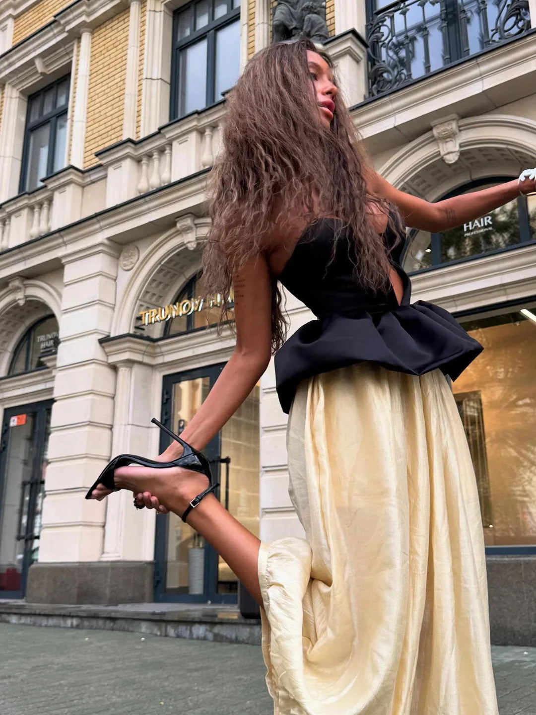 MM | Retro Baring Top & Pants Set