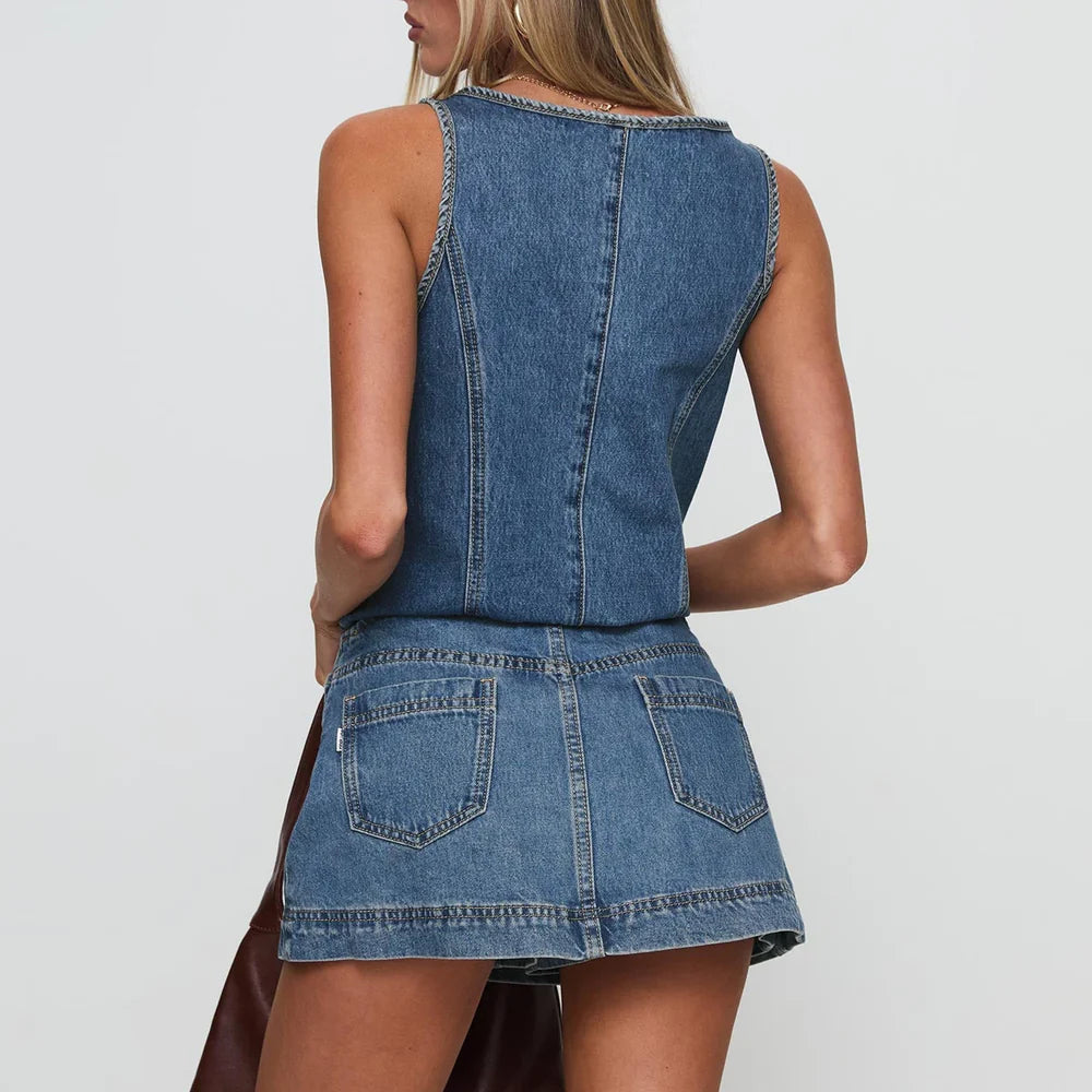 Daphne Dallas Denim Set