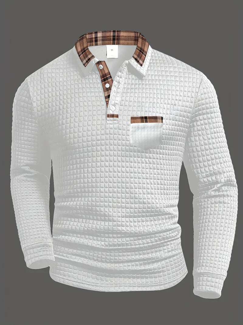 MM™ | Polo Shirt with Checkered Pattern