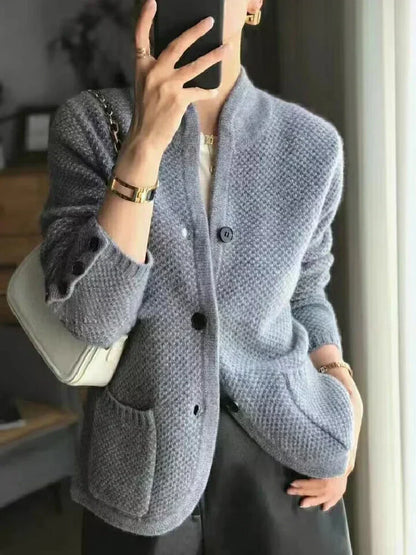 Élise™ – Luxe Textured Knit Cardigan