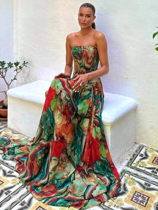 Mariposa Tropical Maxi Dress