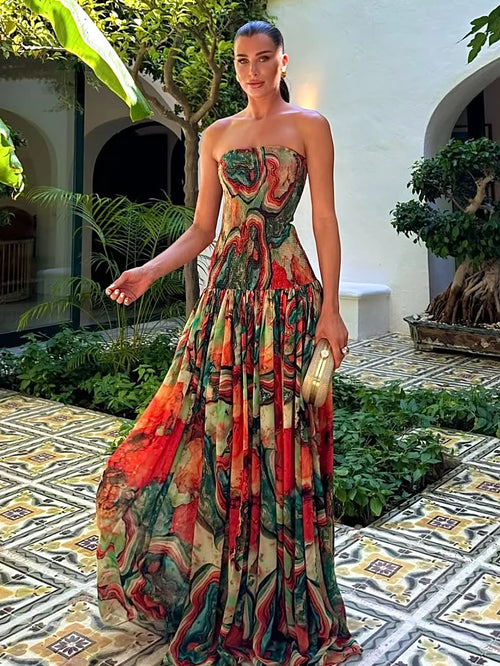 Mariposa Tropical Maxi Dress