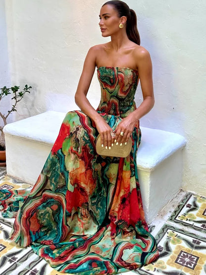 Mariposa Tropical Maxi Dress