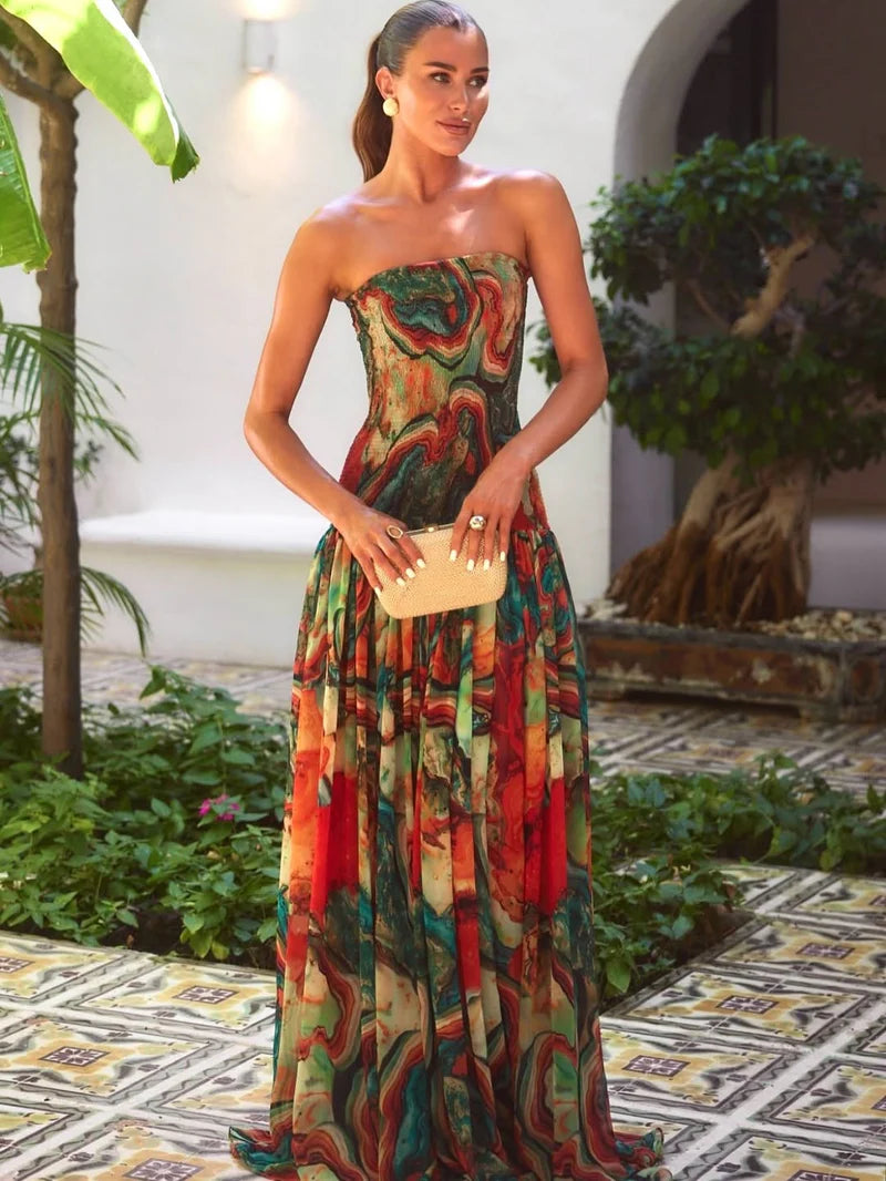 Mariposa Tropical Maxi Dress