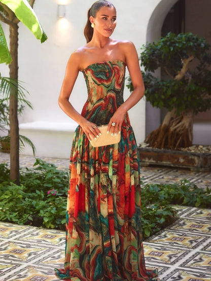 Mariposa Tropical Maxi Dress
