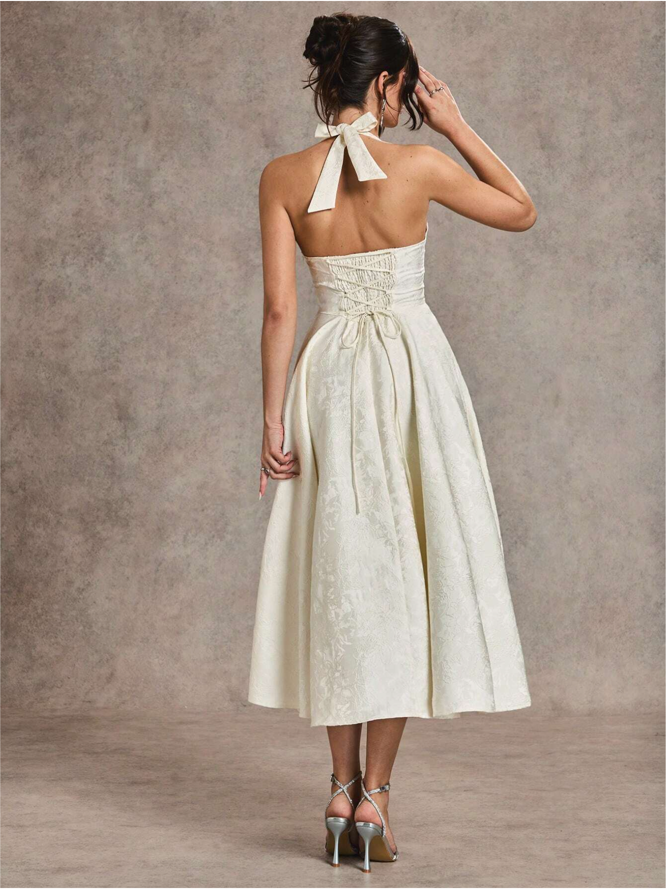 VELIA ELEGANT MIDI DRESS