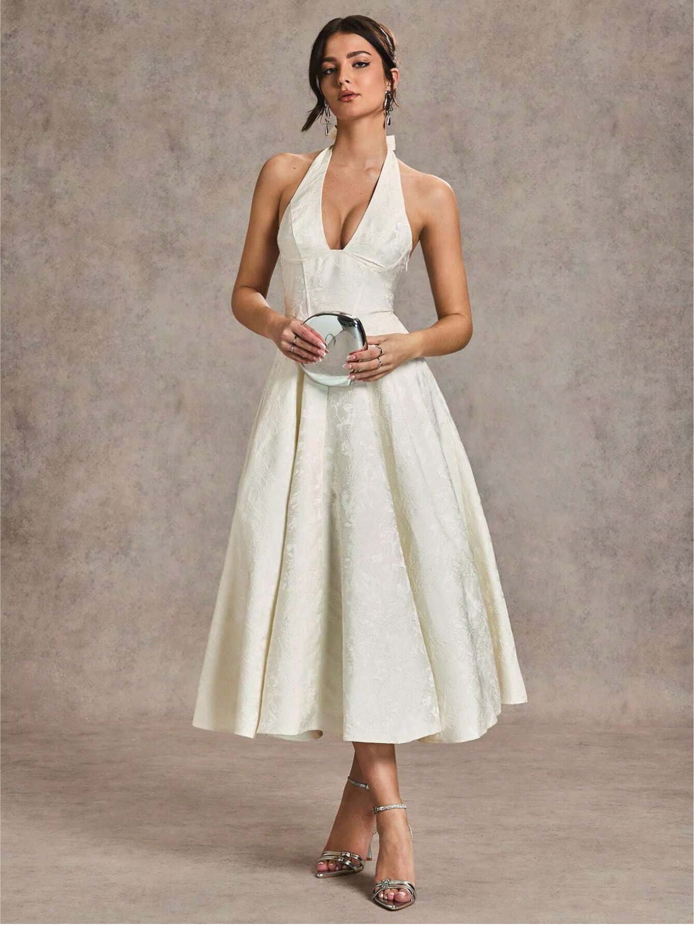 VELIA ELEGANT MIDI DRESS