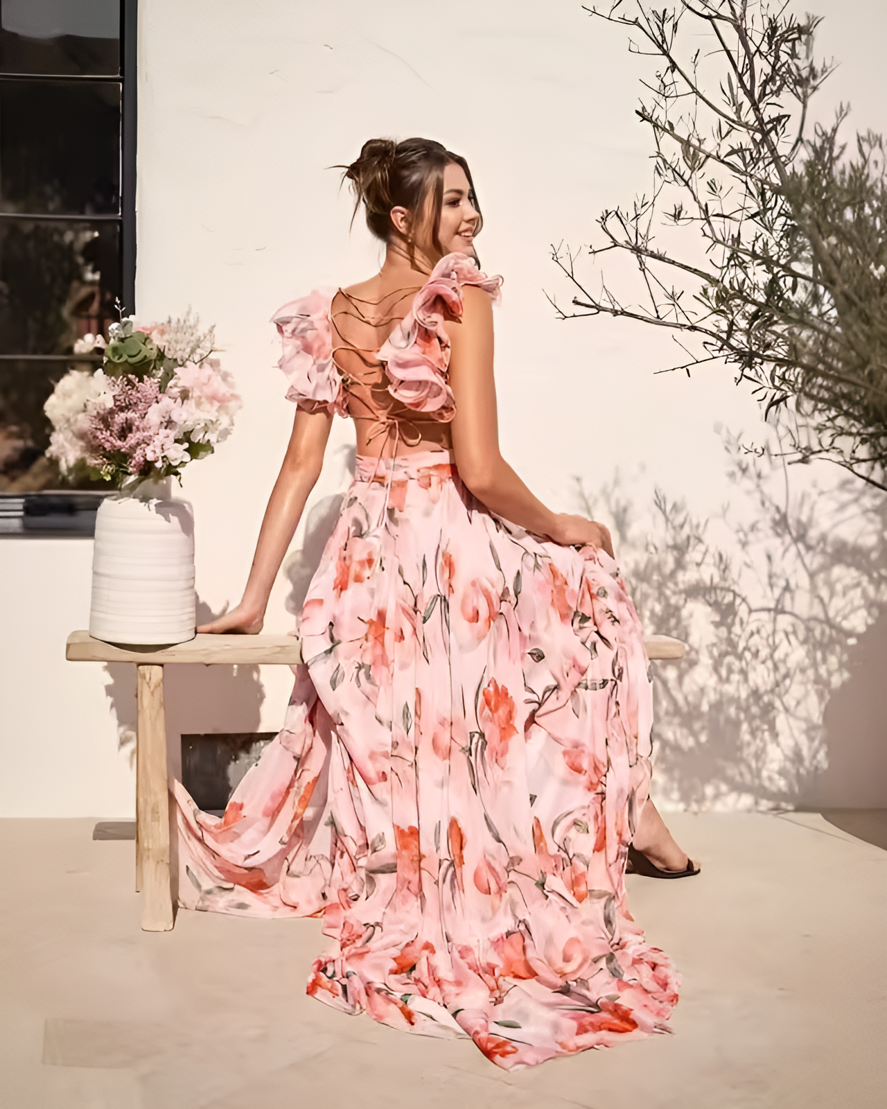 Liezel | Elegant Backless Maxi Dress