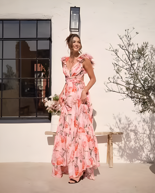 Liezel | Elegant Backless Maxi Dress