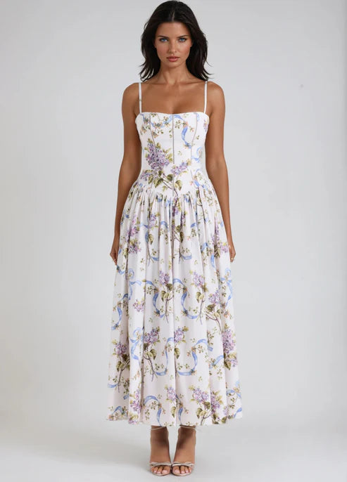 Seraphina | Floral Midi Dress