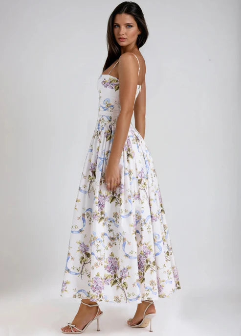 Seraphina | Floral Midi Dress