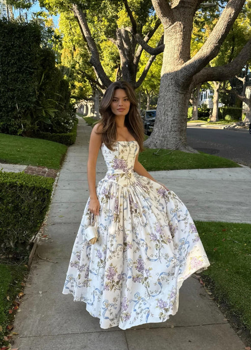 Seraphina | Floral Midi Dress