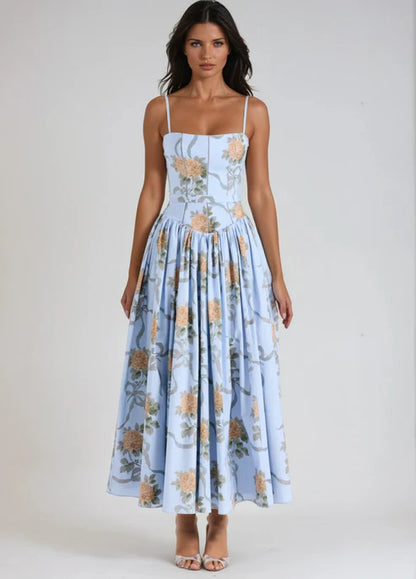 Seraphina | Floral Midi Dress