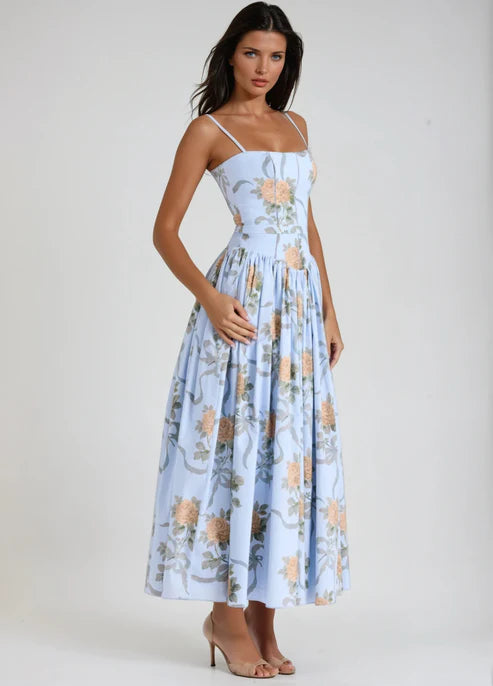 Seraphina | Floral Midi Dress