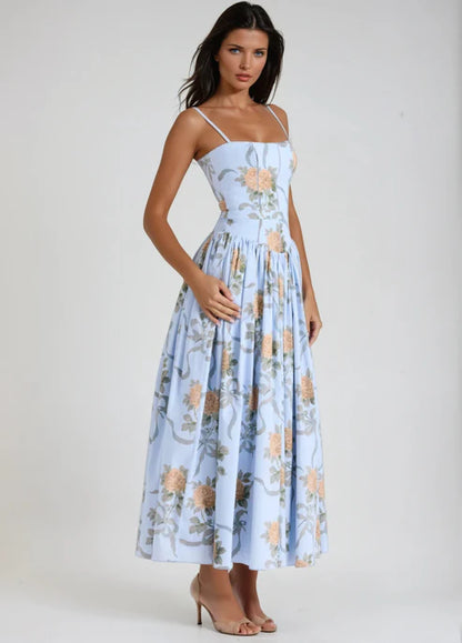 Seraphina | Floral Midi Dress